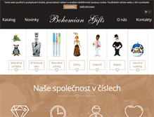 Tablet Screenshot of bohemiangifts.cz